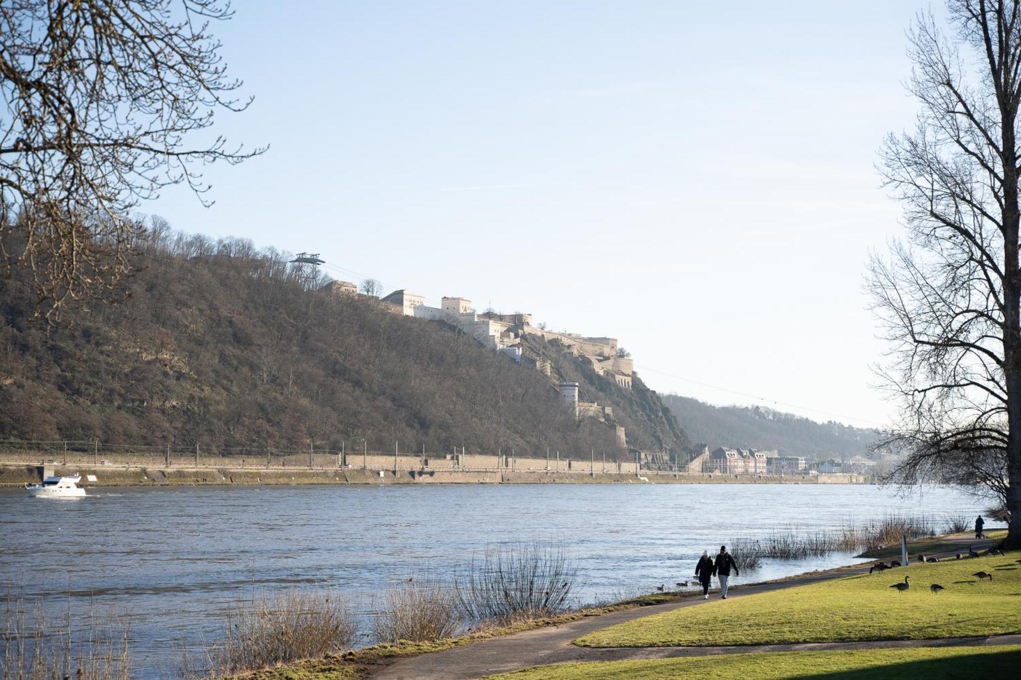 Gemuetliche Rheinblick Residenz Leilighet Koblenz  Eksteriør bilde